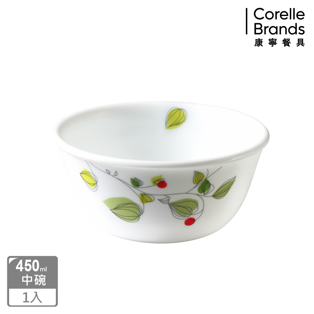 CORELLE 康寧綠野微風450ml中式碗