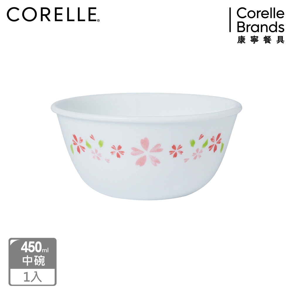 Corelle Brands 康寧餐具 【美國康寧 CORELLE】櫻之舞450ML中式碗