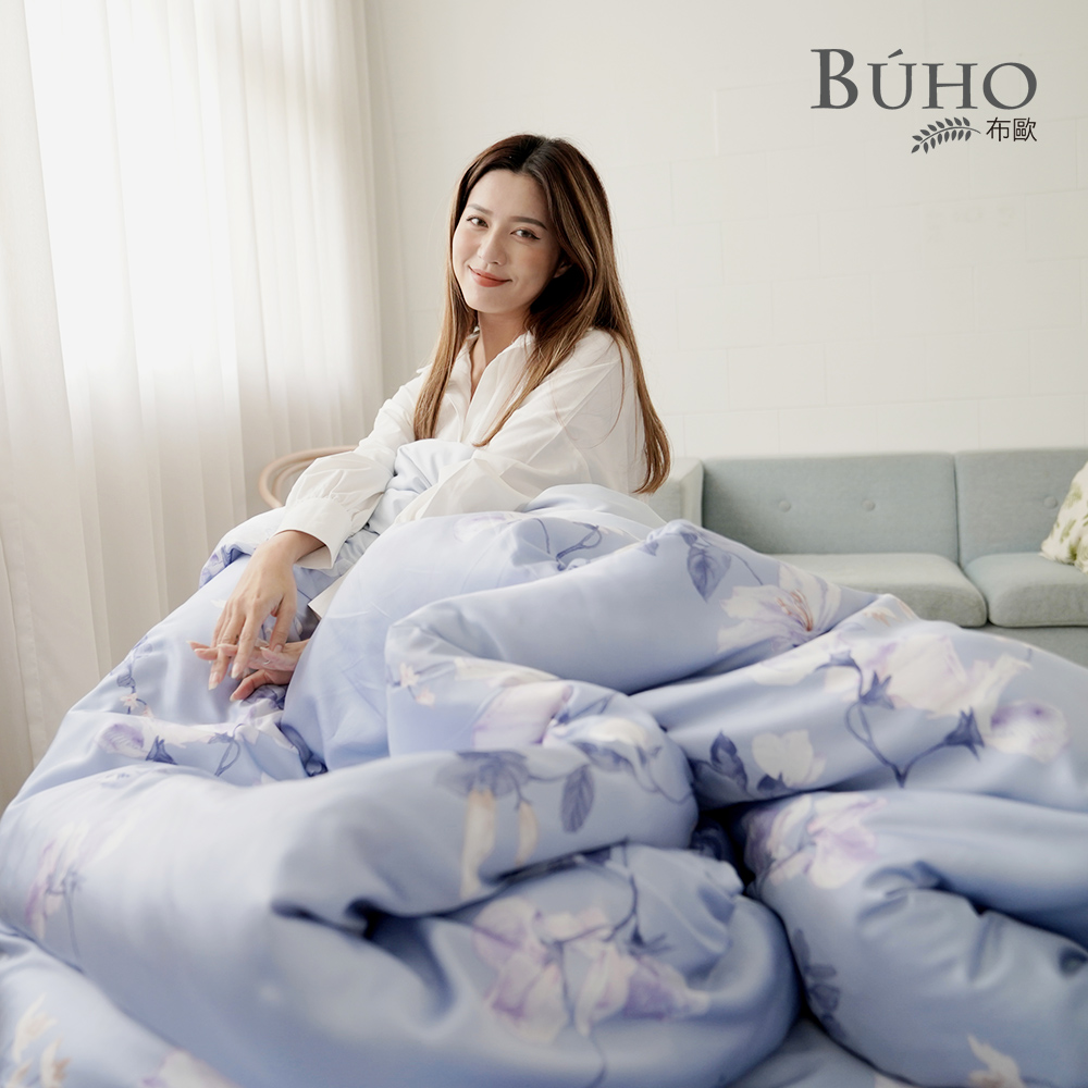 BUHO 布歐 台製300織100%TENCEL純天絲床包枕套二件組-單人(多款任選)