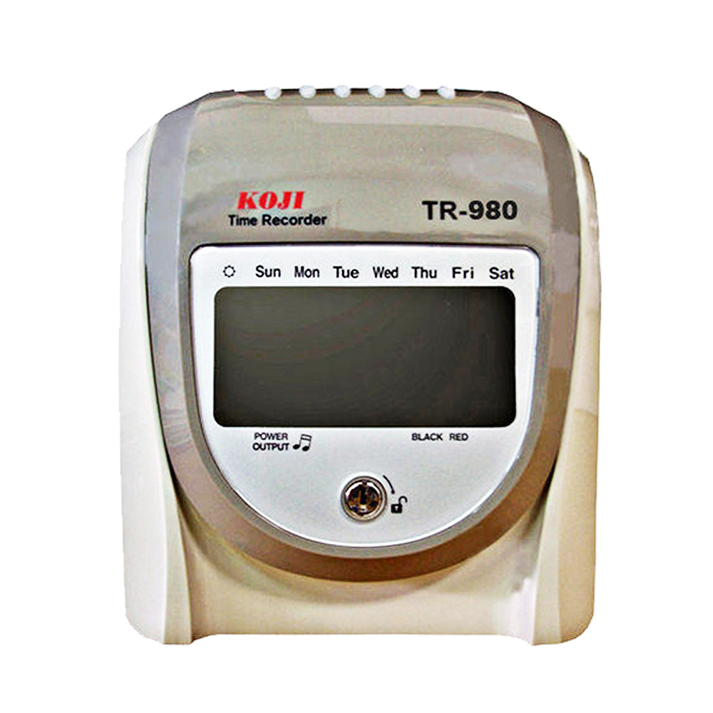 KOJI TR-980 / TR980 六欄位 微電腦 雙色 打卡鐘 / 考勤機（其他規格）