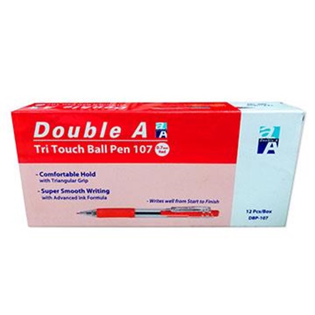按壓式原子筆0.7mm(紅)12入