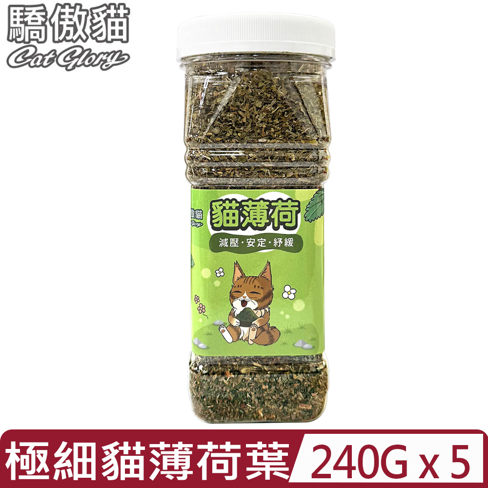 CatGlory 驕傲貓 【5入組】-極細貓薄荷葉 小罐 240ml (CG-384-4201V)