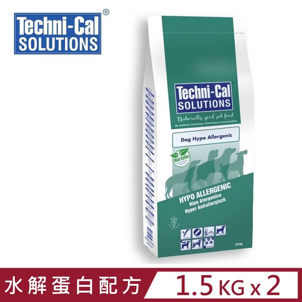 1st Choice 瑪丁第一優鮮 [2包組] 特力多 - 1.5kg 水解蛋白配方Techni-Cal SOLUTIONS(狗主食/狗乾糧/狗飼料)