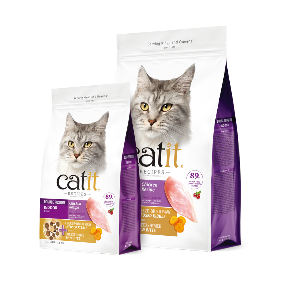 Catit 嘿卡堤 【單包組】三鮮凍乾糧 1.8kg - 室內貓雞肉