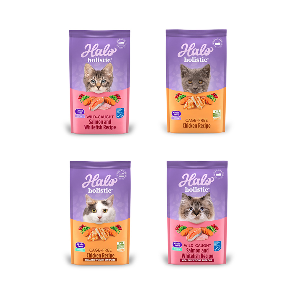 HALO 嘿囉 10磅 幼貓 成貓 無穀雞肉/鮭魚白魚 貓飼料 貓糧