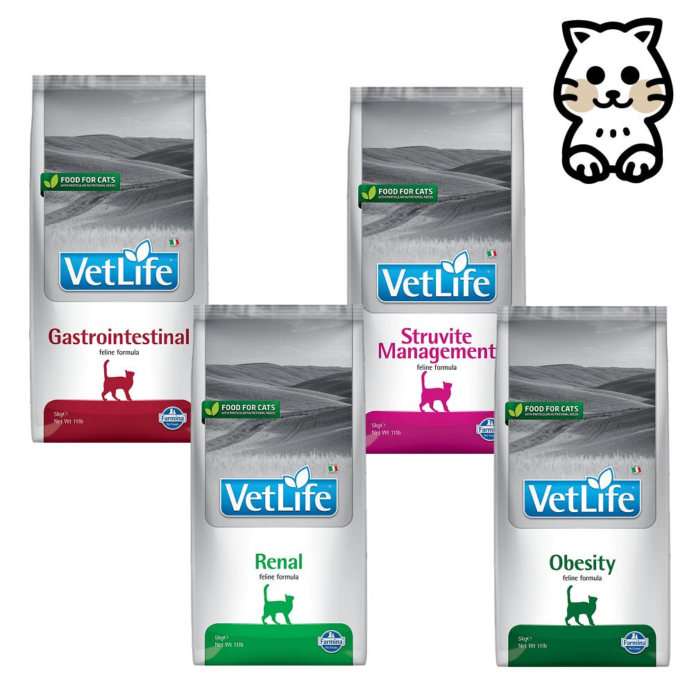Farmina 法米納 VetLife 天然處方系列(VC)貓用 5kg (貓飼料)