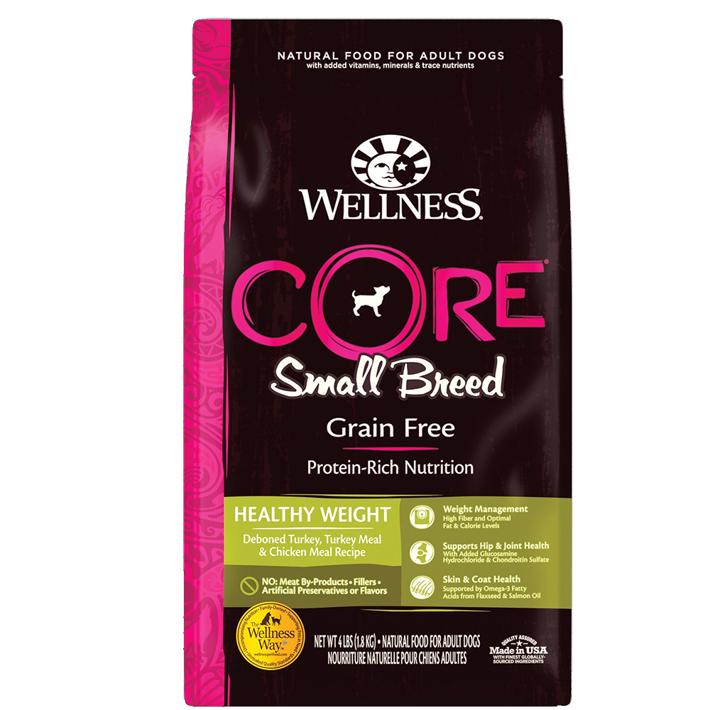 Wellness 寵物健康-Core無榖小型成犬體重管理4LB~狗狗/減肥犬/小