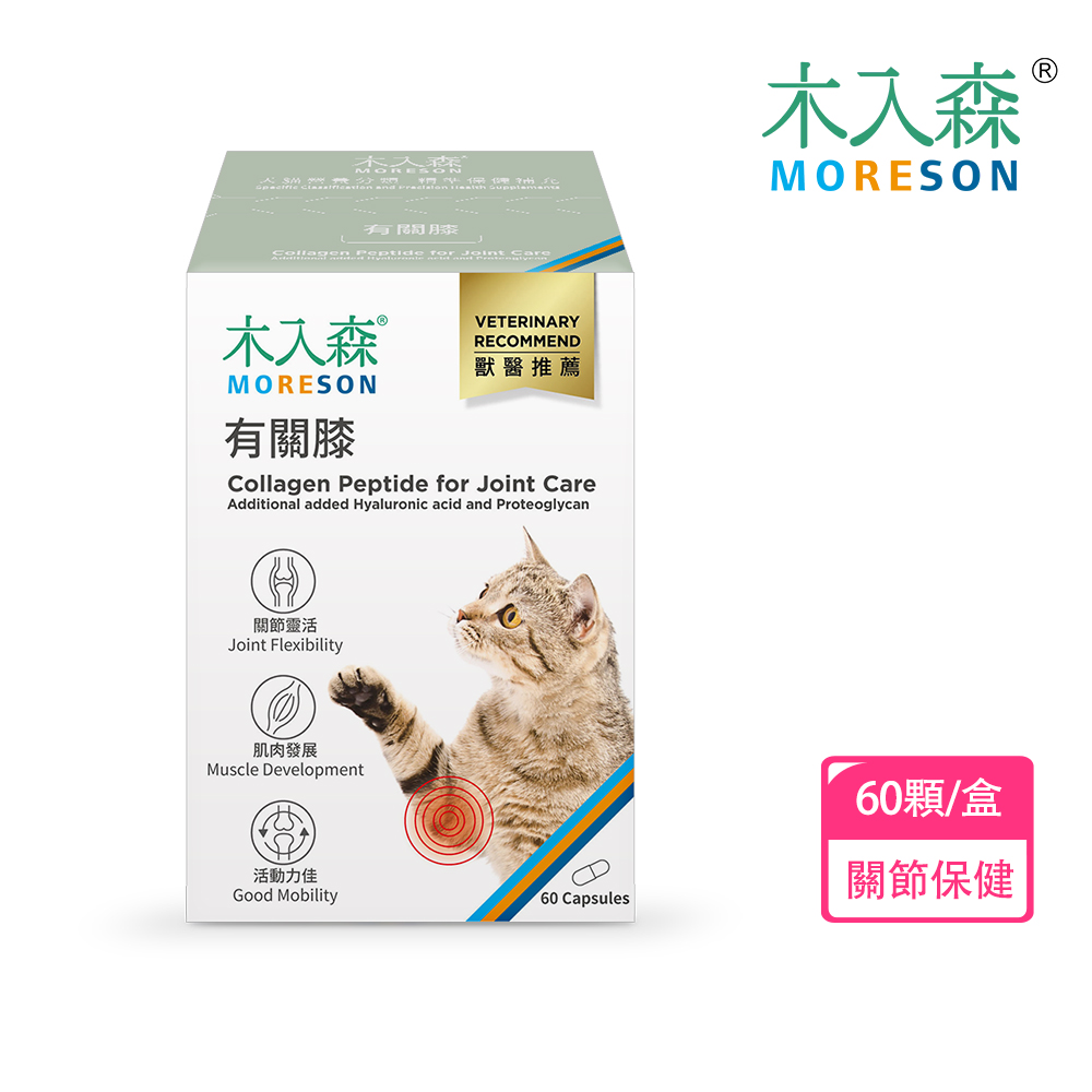木入森 貓咪有關膝 60顆/盒(關節保健)