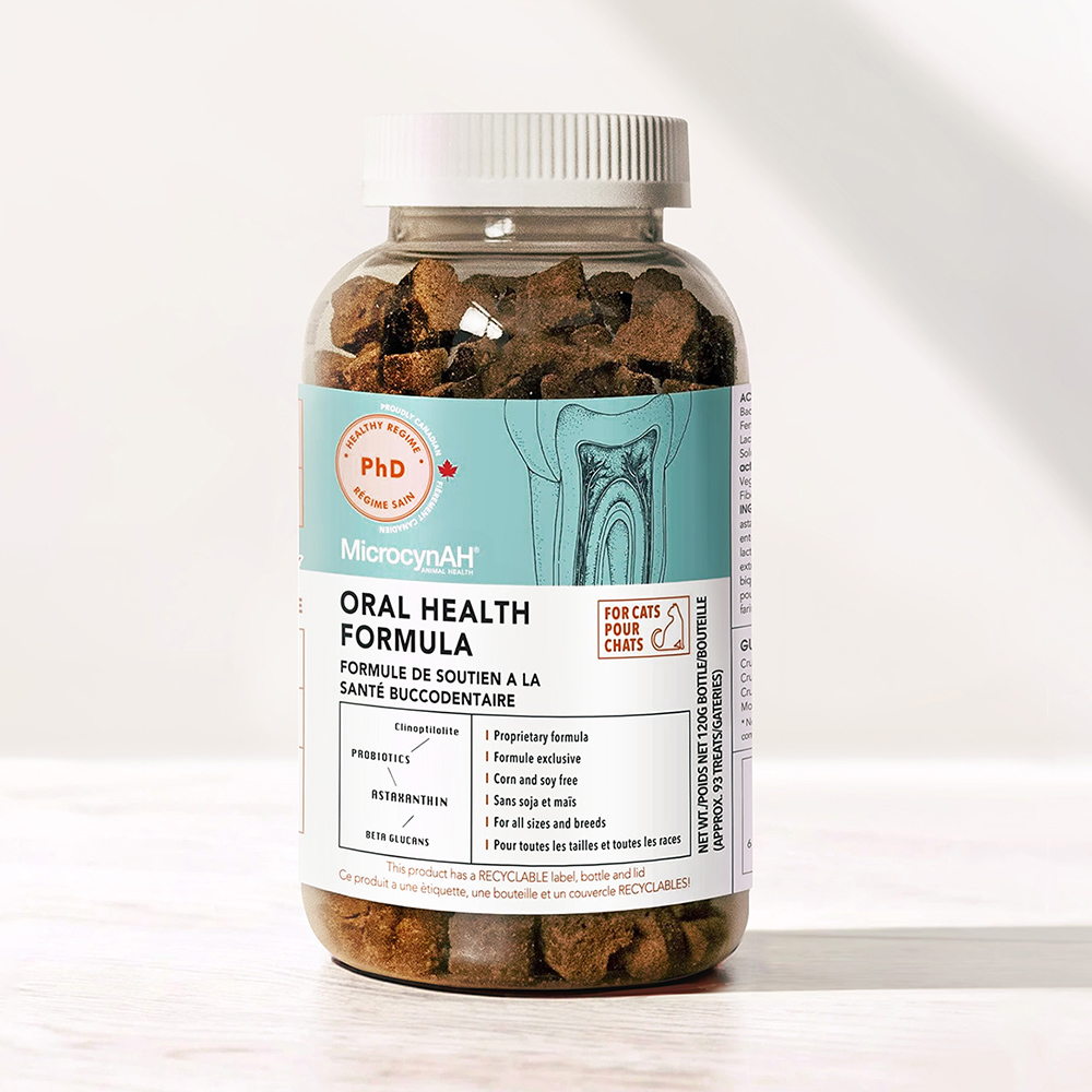 MicrocynAH 麥高臣 益健齒貓用保健軟嚼肉塊_120g
