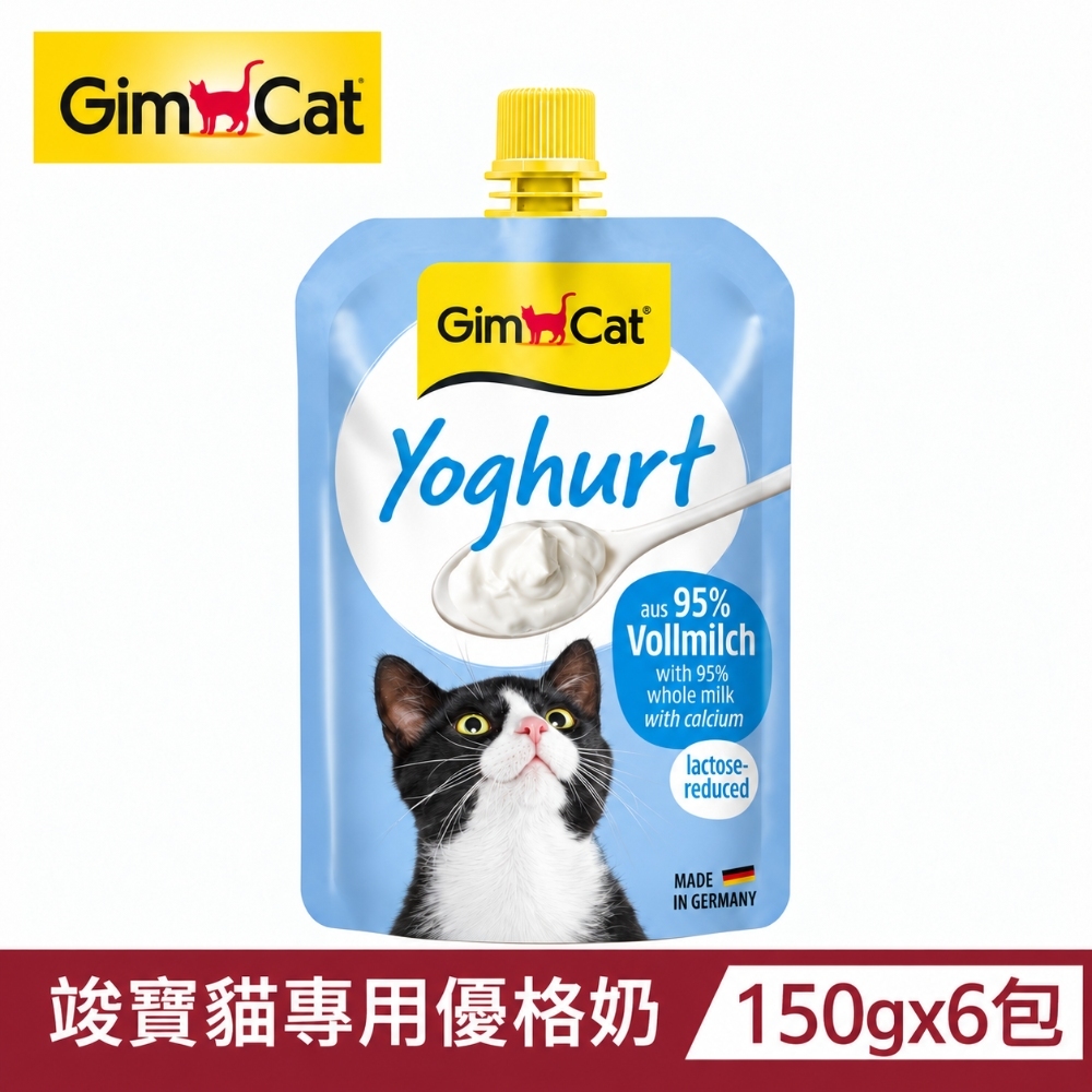 GimCat 德國竣寶 貓專用優格奶150g x6包