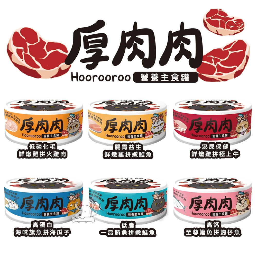 T.N.A. 悠遊 厚肉肉 全齡貓 營養主食罐 80g* 24入(全齡貓/機能主食罐/貓主食罐)