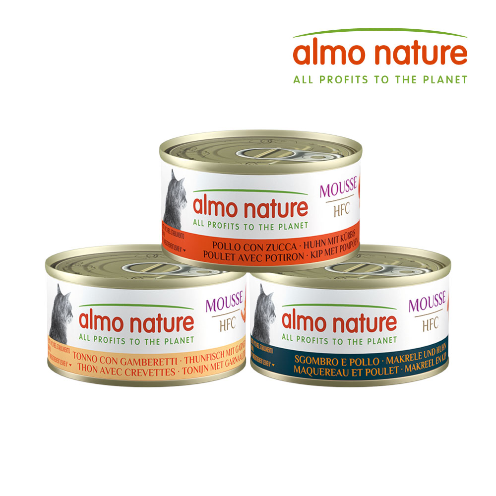 almo nature 歐義廚 【24罐組】HFC滑順慕斯貓罐70g