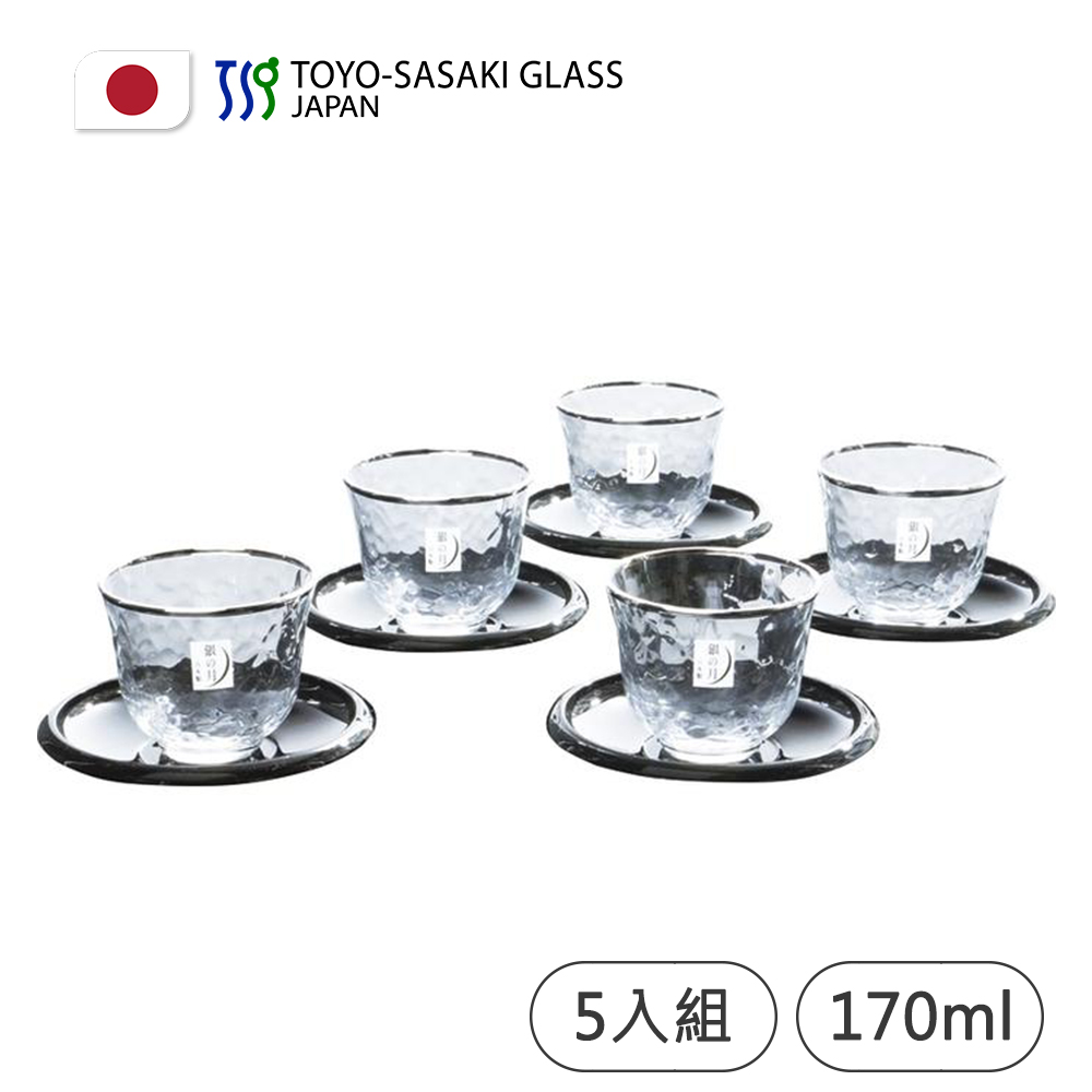 TOYO SASAKI】日本製銀之月冷茶杯5入組/附杯墊- PChome 24h購物