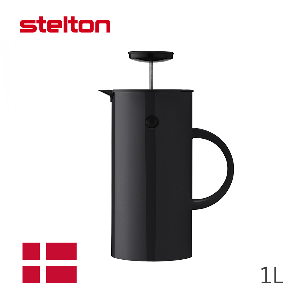 Stelton 啄木鳥濾壓壺/黑