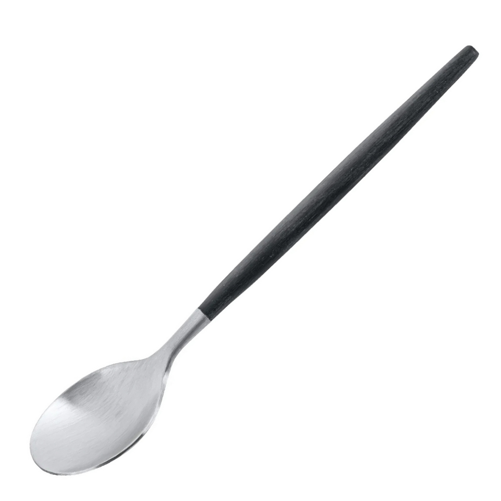 VEGA 德國Turin不鏽鋼咖啡匙(黑木15cm) / 攪拌匙茶匙可機洗洗碗機可洗