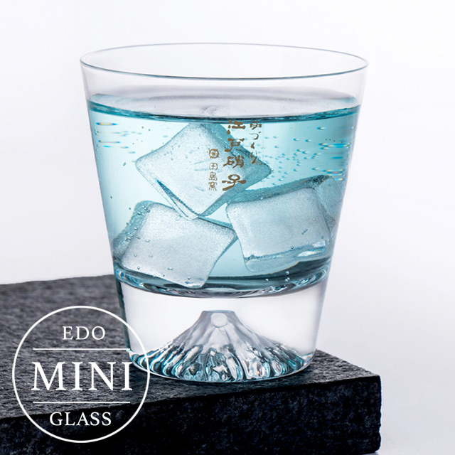 田島硝子 日本手工吹製富士山 mini經典款 威士忌杯 酒杯 玻璃杯 隨飲料變色 (TG20-015-MR)