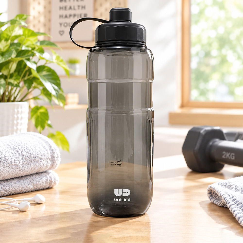 一品川流 好過飲運動冷水壺-2000ml-透黑-2支