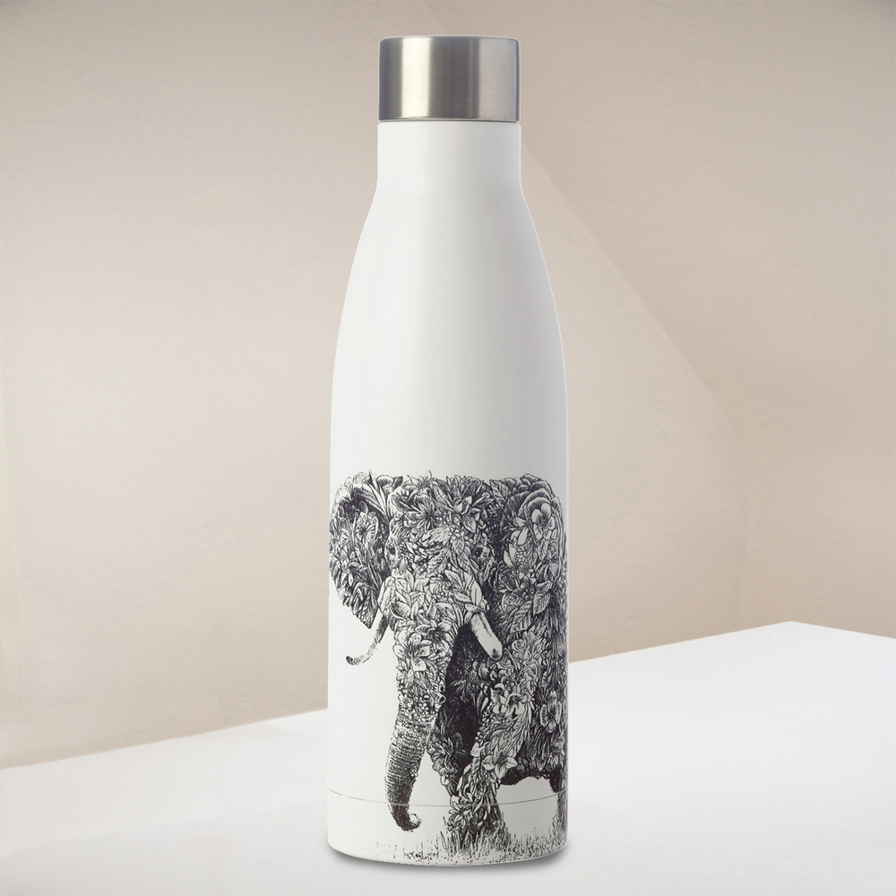 Maxwell&Williams 澳洲 窄口保溫瓶(綻放象500ml) / 保冰 保冷 環保杯 隨行杯