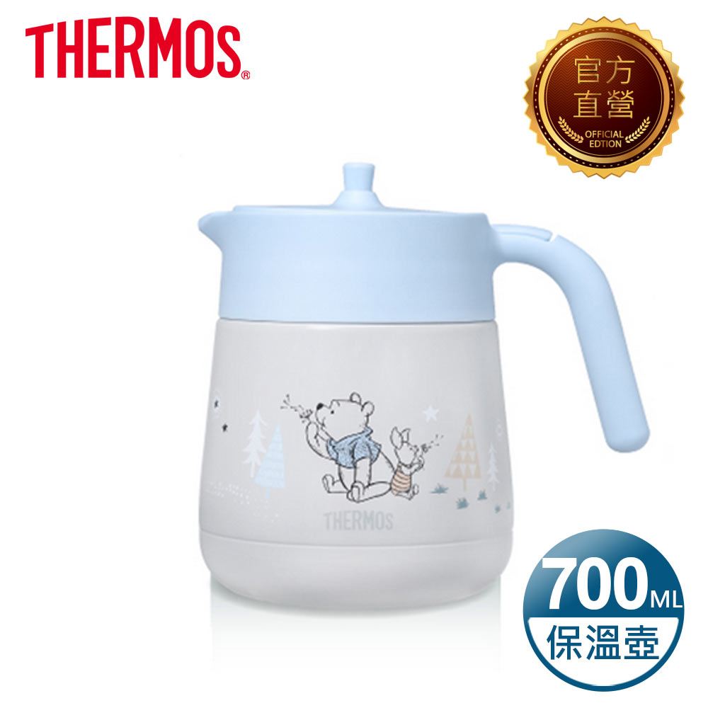 THERMOS 膳魔師 不銹鋼真空保溫壺700ml-小熊維尼星空露營篇(TTE-700WP-WW)