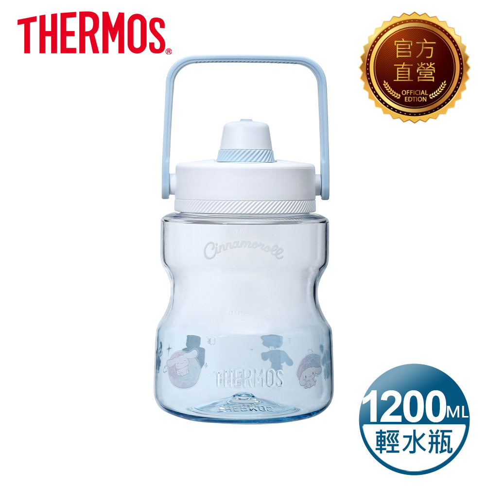 THERMOS 膳魔師 輕水瓶1200ml-大耳狗甜甜圈篇(TCSS-1200CN-DMBL)