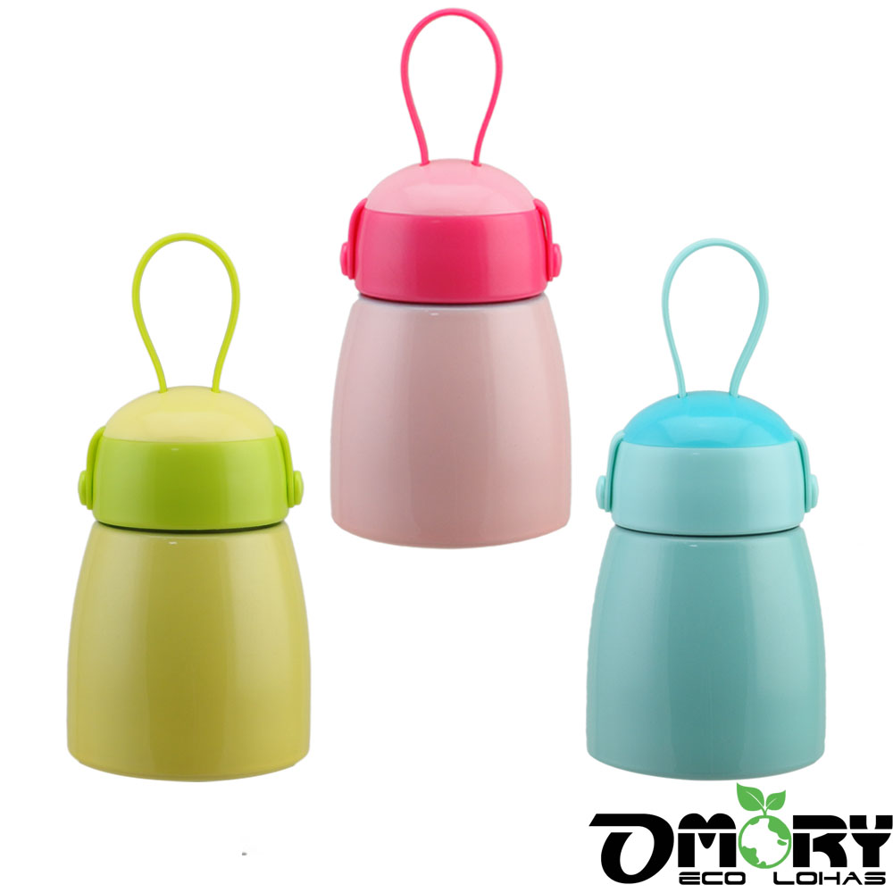【OMORY】迷你胖胖手提不鏽鋼保冷/保溫瓶-230ml