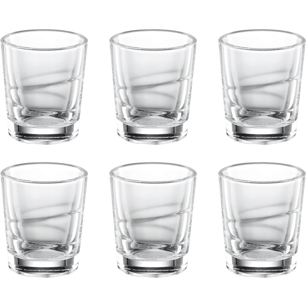 TESCOMA 歐洲 烈酒杯6入(雕紋25ml) / 調酒杯 雞尾酒杯 Shot杯