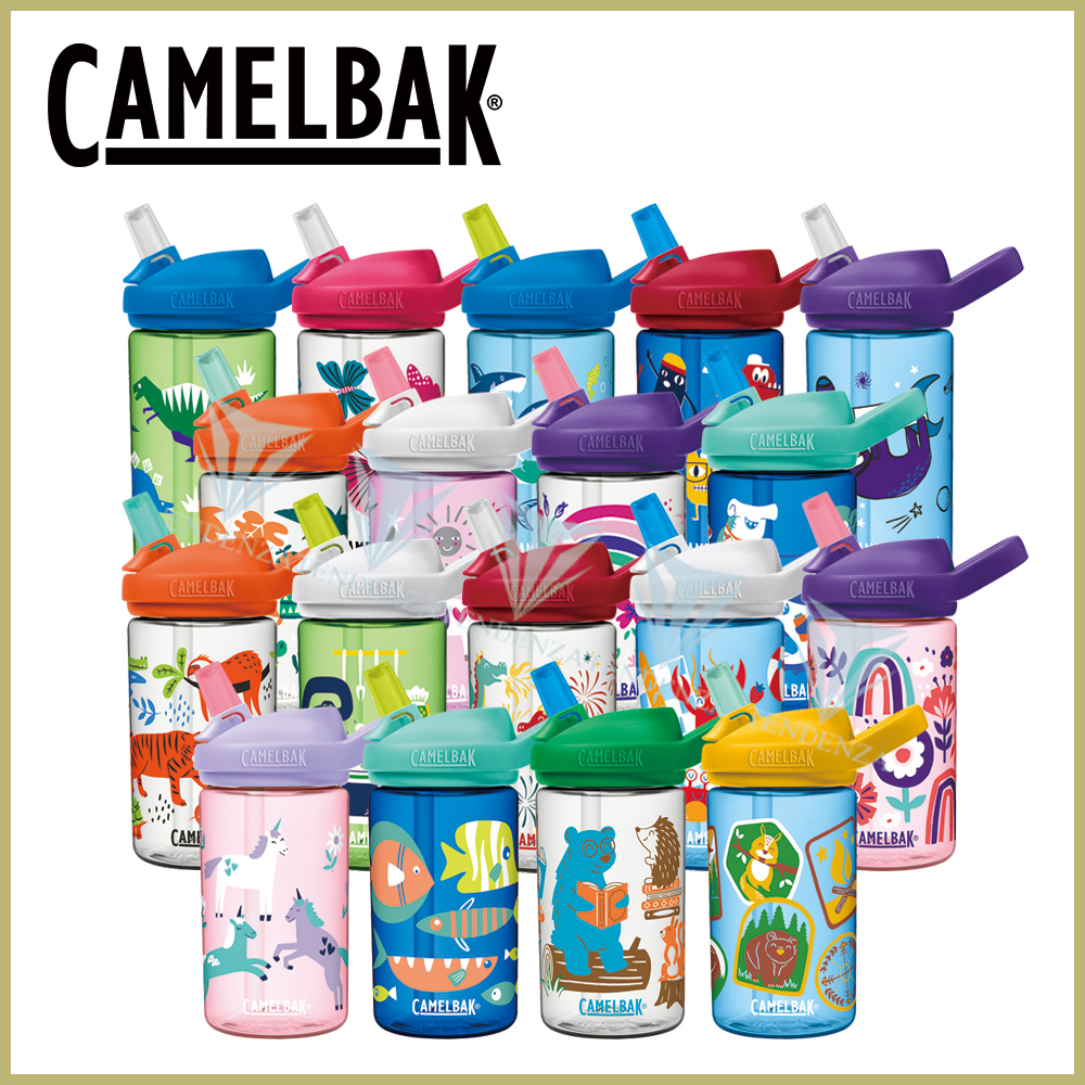 CamelBak 【美國】 400ml eddy+ kids兒童吸管運動水瓶