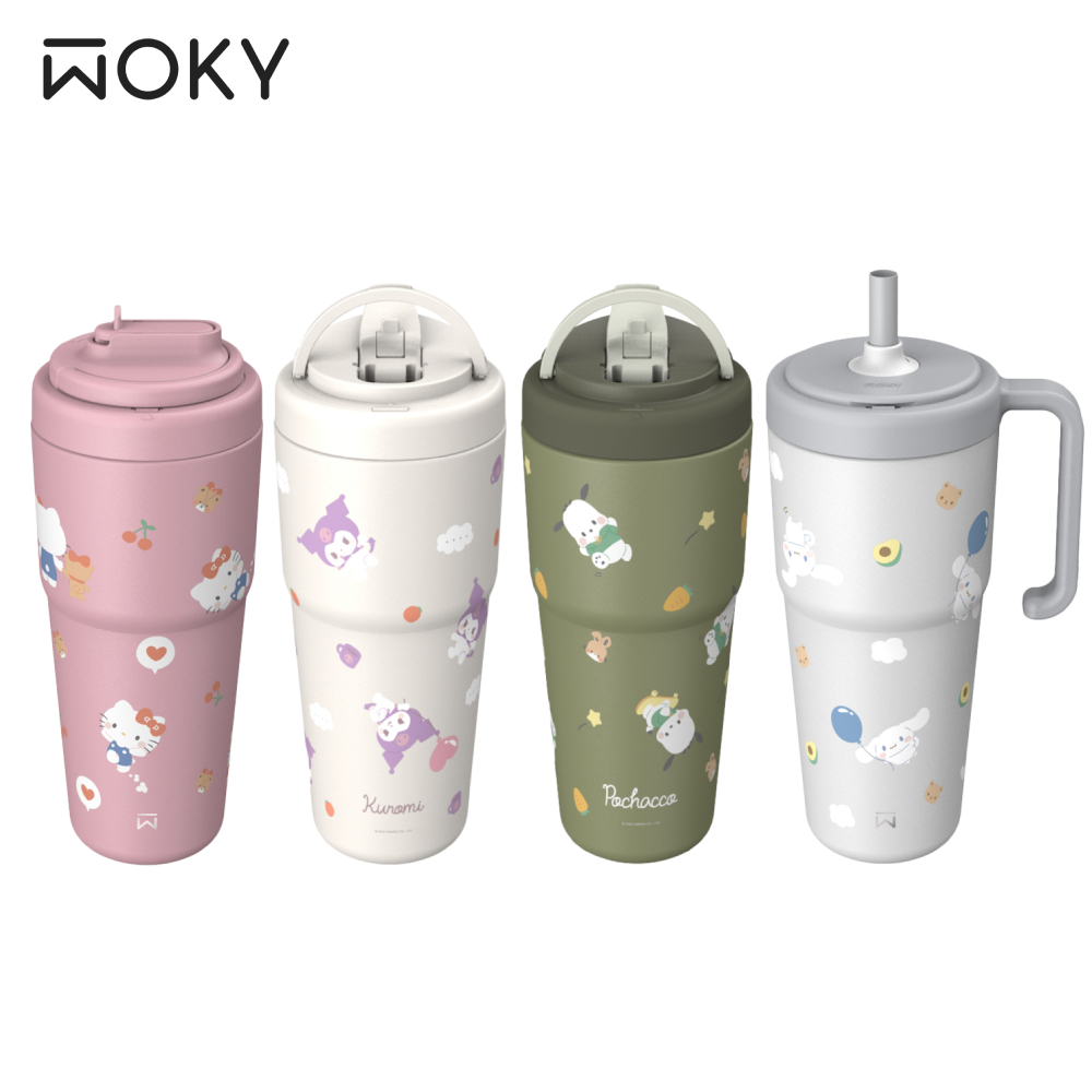 WOKY 沃廚 三麗鷗聯名 MOZU系列-[●●] 渾圓杯3.0 800ml