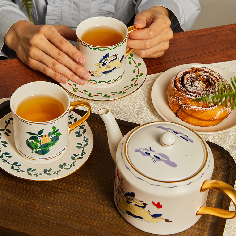 ACERA 乾唐軒魔法花園星野茶具组一壺二杯附杯盤- PChome 24h購物