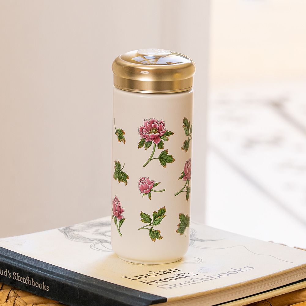 ACERA 乾唐軒 國色天香隨身杯 / 大 / 雙層 / 彩釉 / 2色 330ml