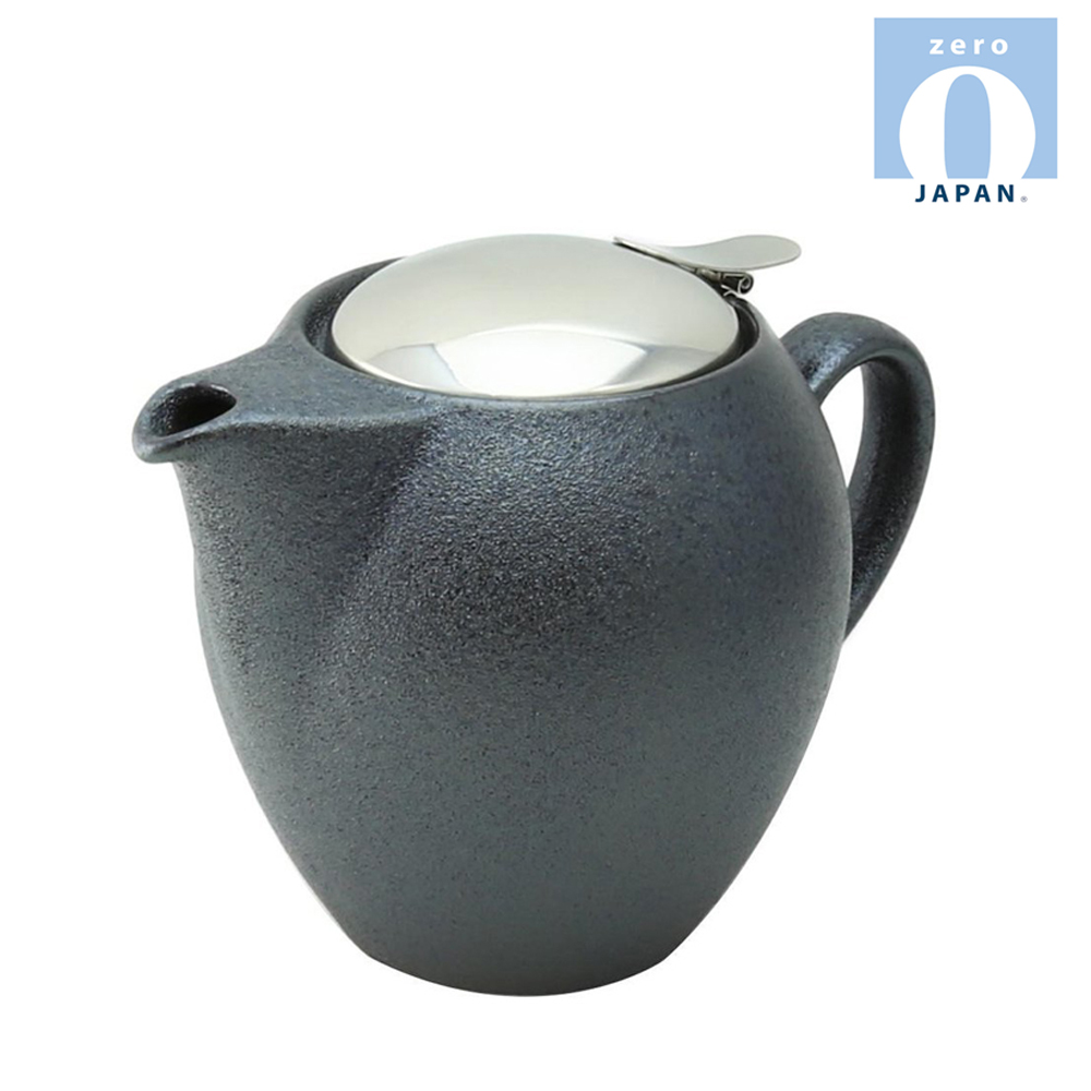 ZERO JAPAN 品味生活陶瓷不鏽鋼蓋壺(水晶銀)580cc