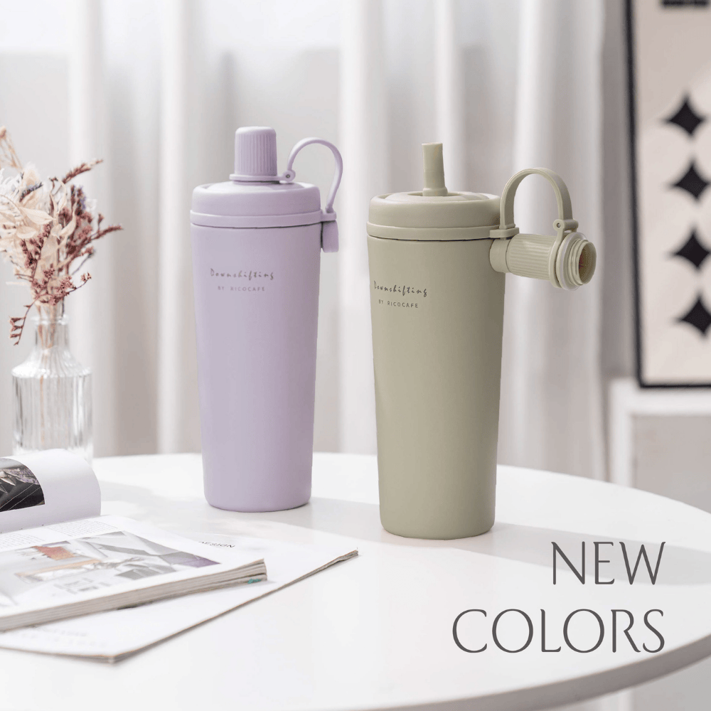 RICO 瑞可 陶瓷塗層 COOLID酷力杯 800ml(吸管杯/環保杯/隨行杯/保冰保溫瓶)