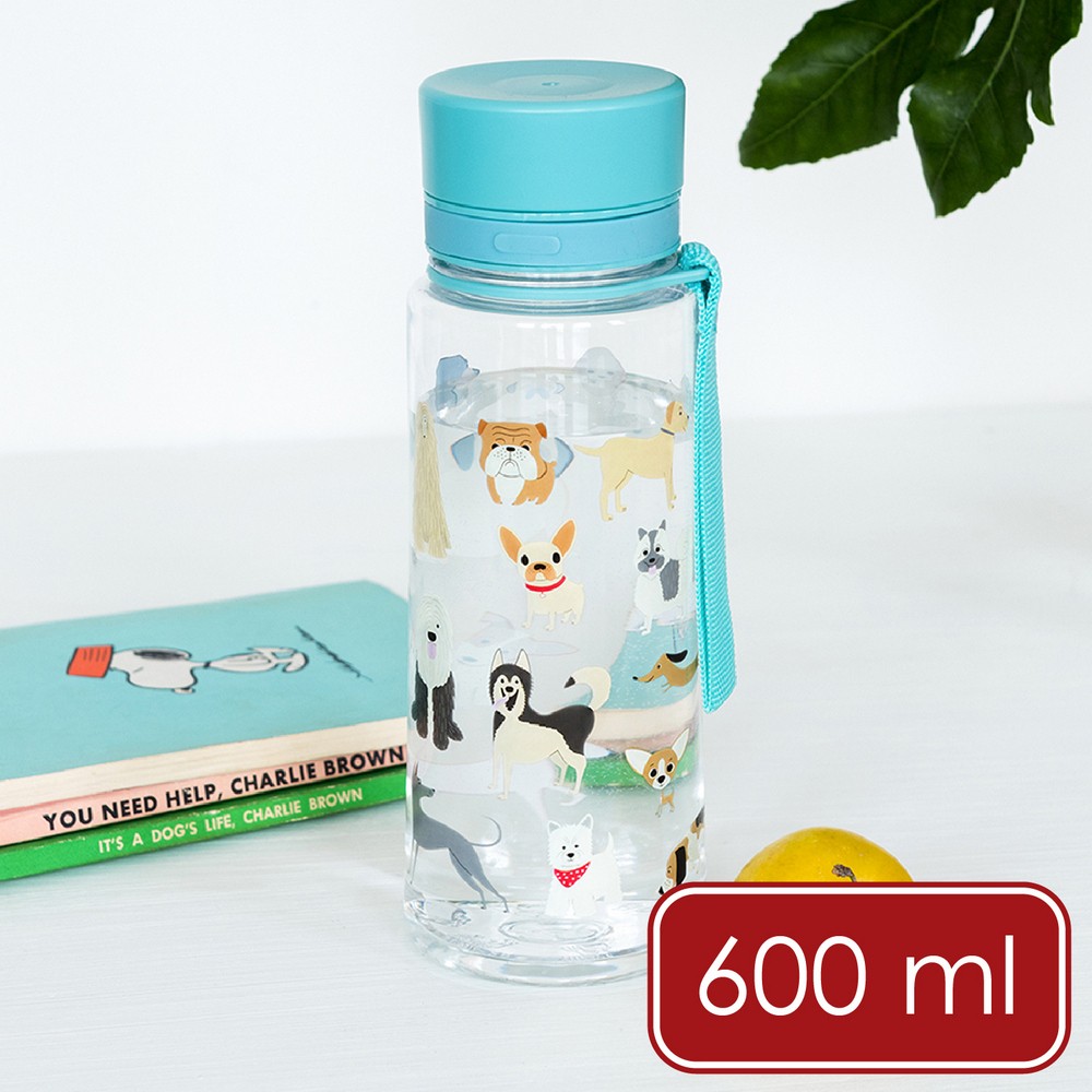 Rex LONDON 英國 輕攜隨行水壺(狗日常600ml) / 水壺 冷水瓶 隨行杯 環保杯