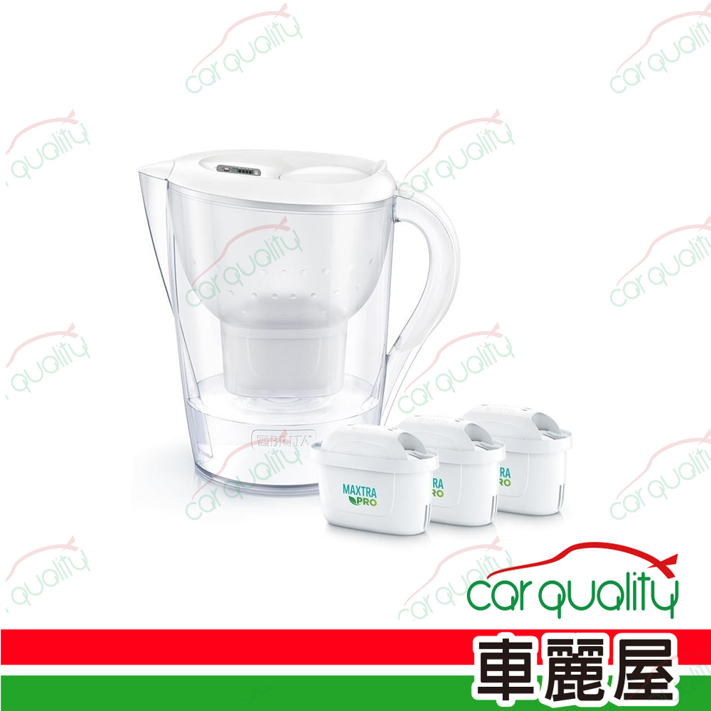 濾水壺 BRITA Marella XL+PRO 白色3.5L 1壺3芯