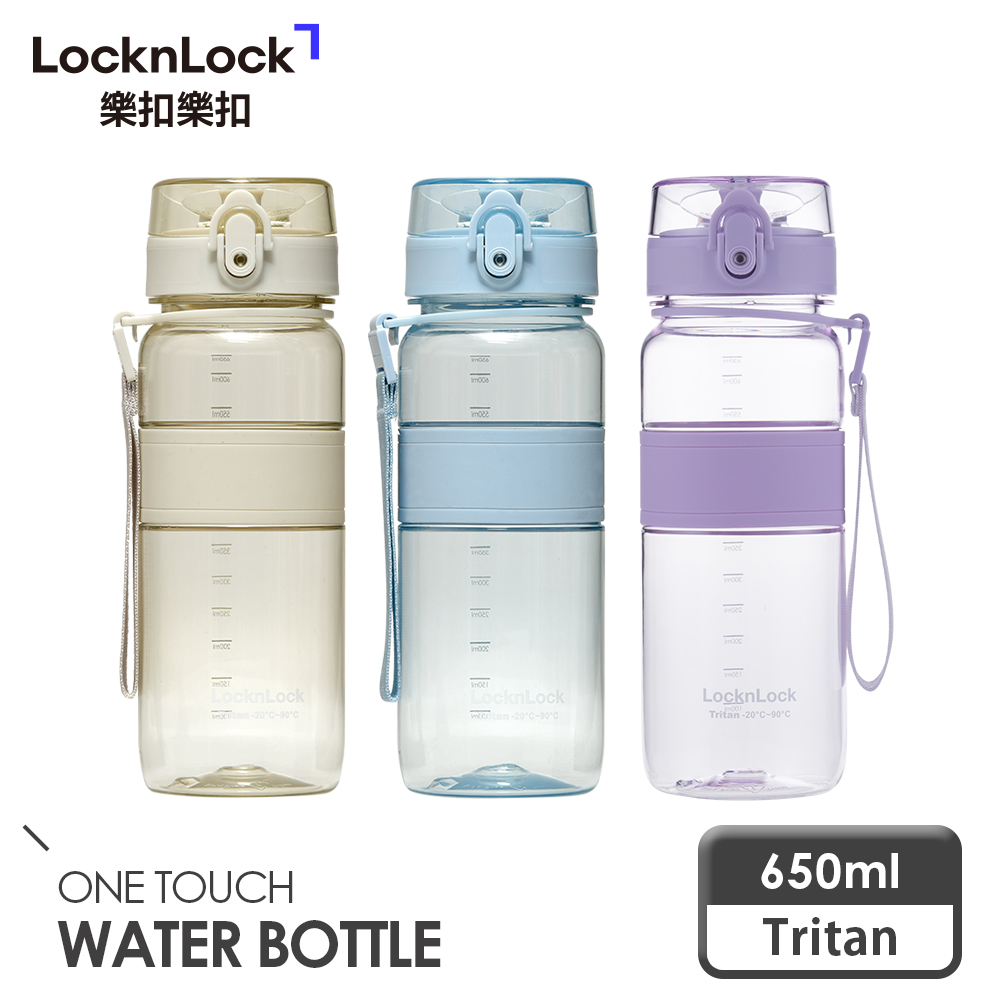 LocknLock 樂扣樂扣 Tritan優質彈蓋提帶水壺 650ml (兩色可選)
