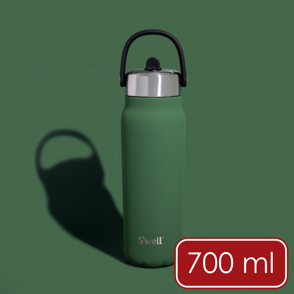S'well 美國 Explorer不鏽鋼吸管保溫瓶(軍綠700ml) / swell 保溫杯 手搖飲 環保杯 隨行杯