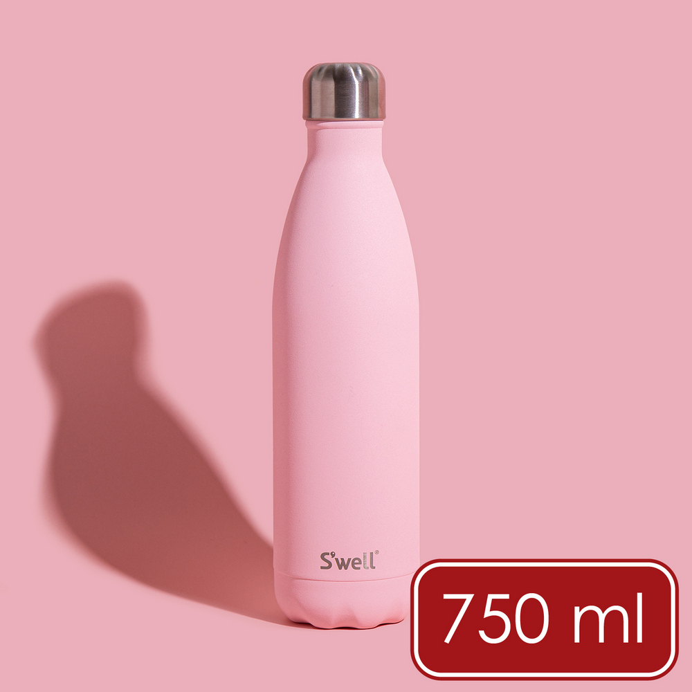 S'well 美國 Original流線不鏽鋼保溫瓶(櫻花粉750ml) / 水壺 水瓶 保溫杯 運動水壺 環保杯 隨行杯
