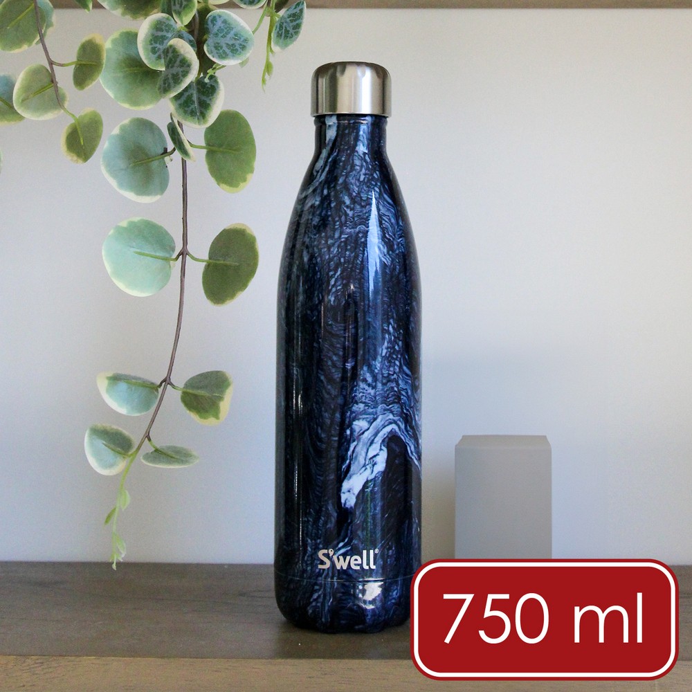 S'well 美國 Original流線不鏽鋼保溫瓶(浪濤石紋750ml) / swell 水壺 保溫杯 運動水壺 環保杯