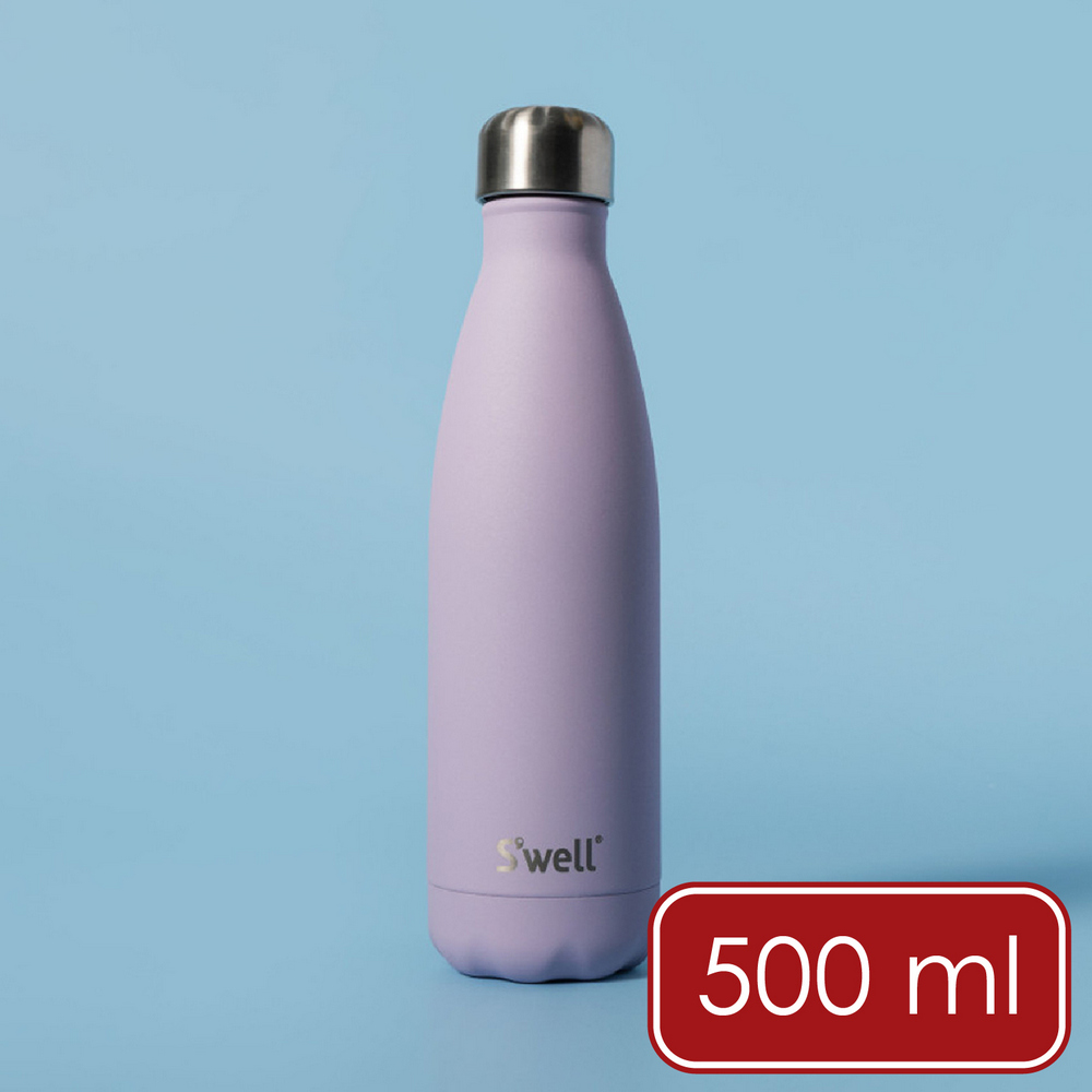 S'well 美國 Original流線不鏽鋼保溫瓶(丁香紫500ml) / swell 水壺 保溫杯 保溫瓶 環保杯 隨行杯
