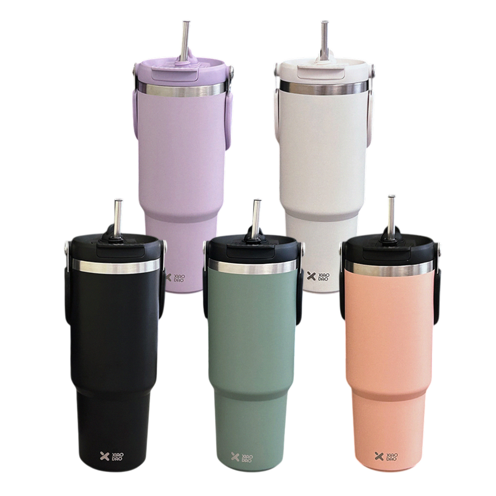 H&R 安室家 304不鏽鋼彈跳冰霸杯900ml(H49)