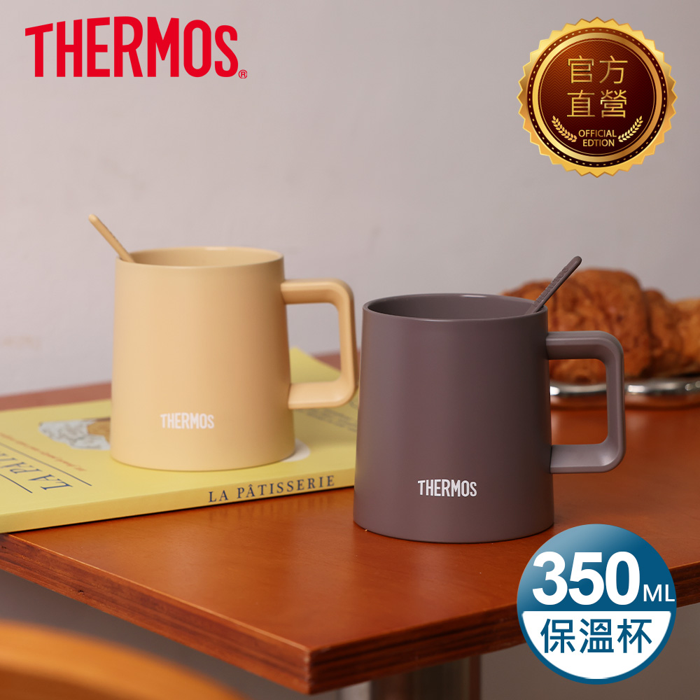 THERMOS 膳魔師 不銹鋼陶瓷塗層真空保溫杯350ml(JDZ-350系列)
