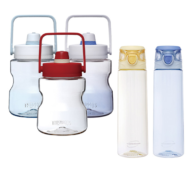 THERMOS 膳魔師 冷水瓶1200ml+【凱菲】冷水瓶900ml(TCSS-1200+TCTD-900)