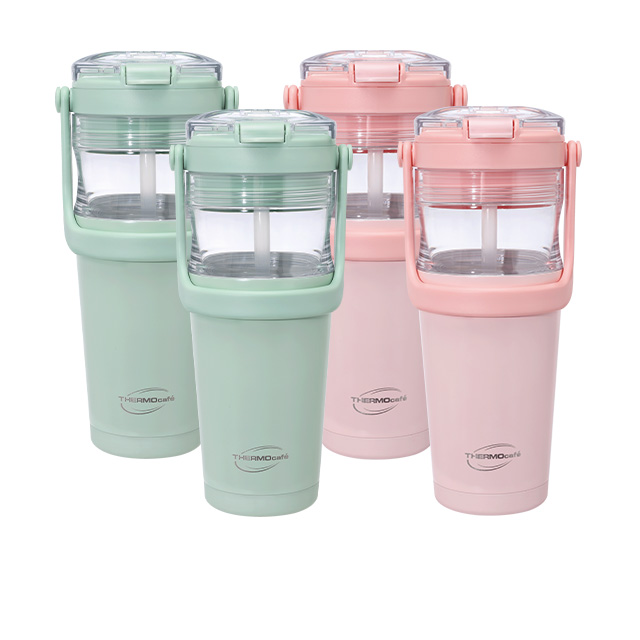THERMOcafe 凱菲 雙層陶瓷塗層保溫瓶(TCDB-700S)