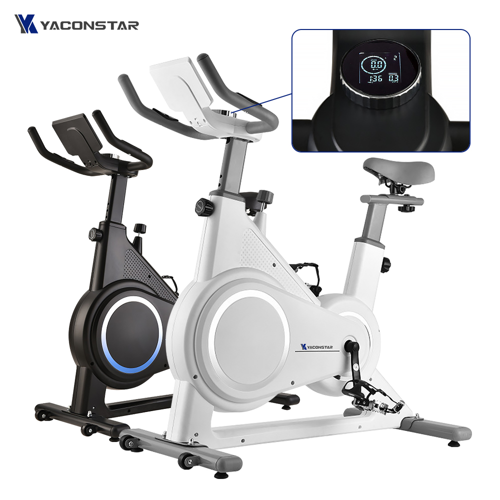 YACONSTAR 動力飛輪健身車磁控阻力款飛梭10段阻力智能面板龍頭座椅可調飛輪車飛輪- PChome 24h購物