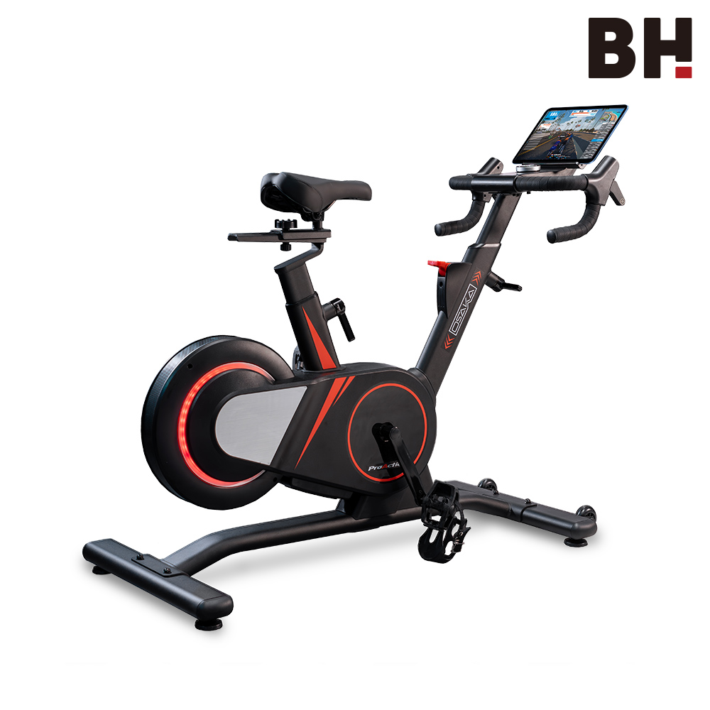 BH 歐洲百年品牌 Osaka ProAction智能訓練單車-H9110(32阻力/500瓦功率/室內單車/磁控/安全包覆飛輪)