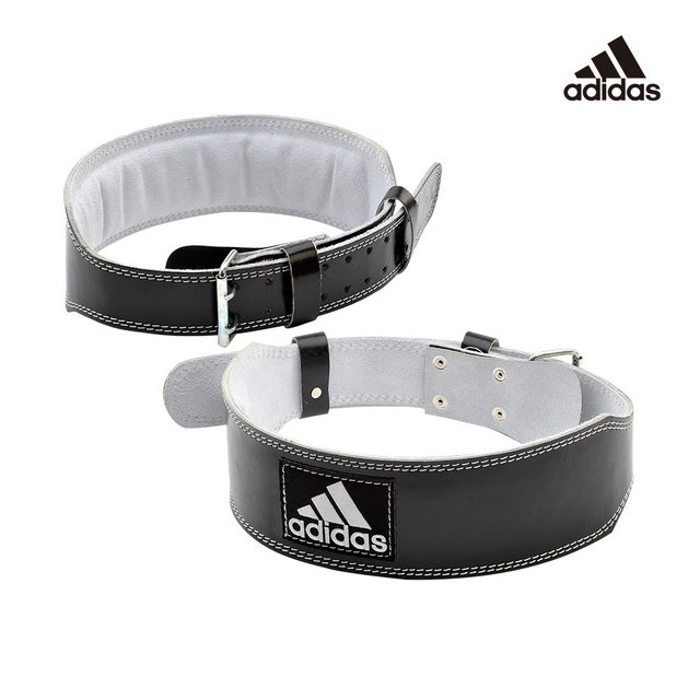 Adidas 皮革舉重腰帶(M)(L)
