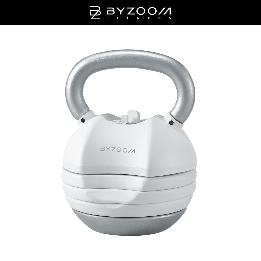 BYZOOM FITNESS Pure Series 22.6kg(50LB) 5段重量 可調式壺鈴