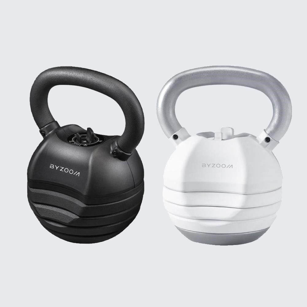 BYZOOM FITNESS 可調式壺鈴 22.6KG(50LB) 5段重量秒速調整