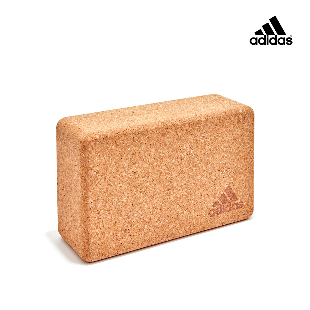 adidas 愛迪達 高密度軟木瑜珈磚