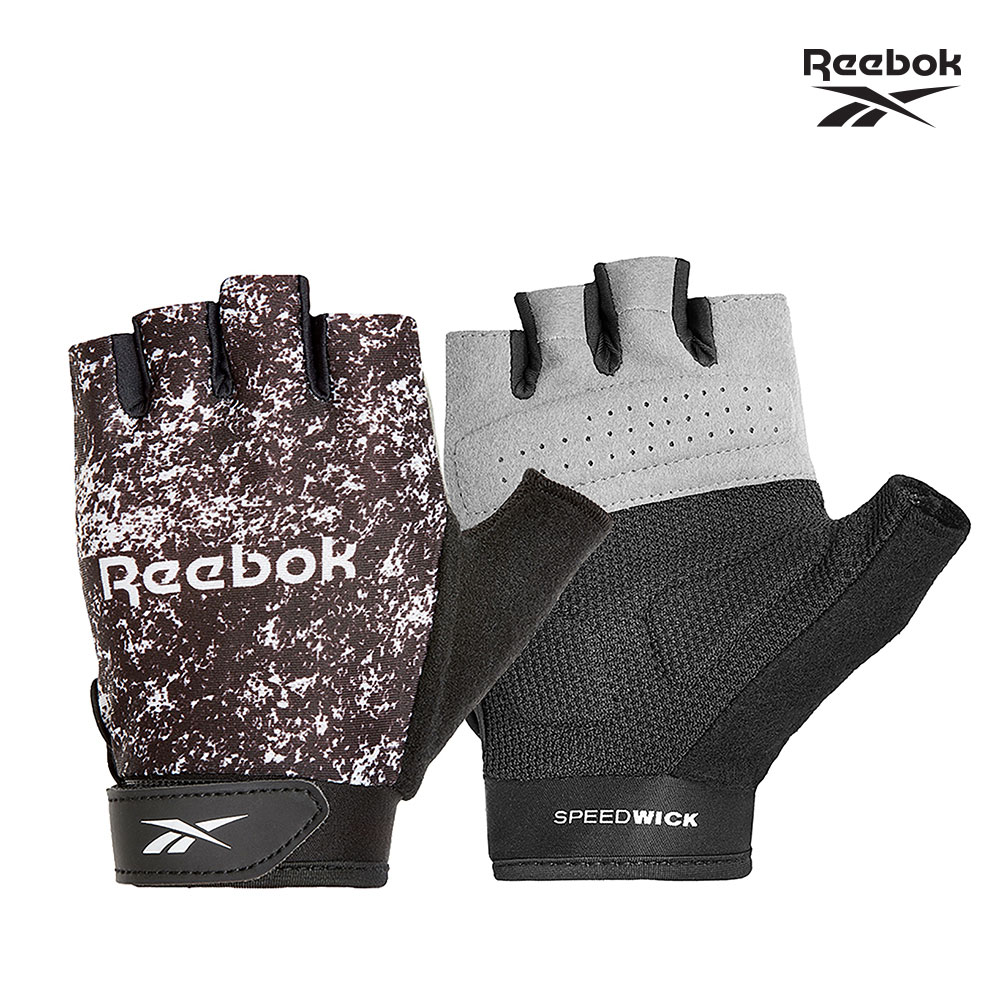 Reebok 銳步 女用速乾健身手套 (數碼灰)